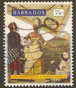Barbados 1993 75c Museum Anniversary Series. SG1005.