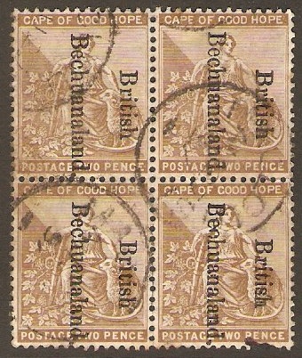 Bechuanaland 1893 2d Bistre. SG39.