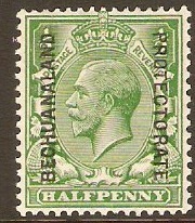 Bechuanaland 1913 d Green. SG73.