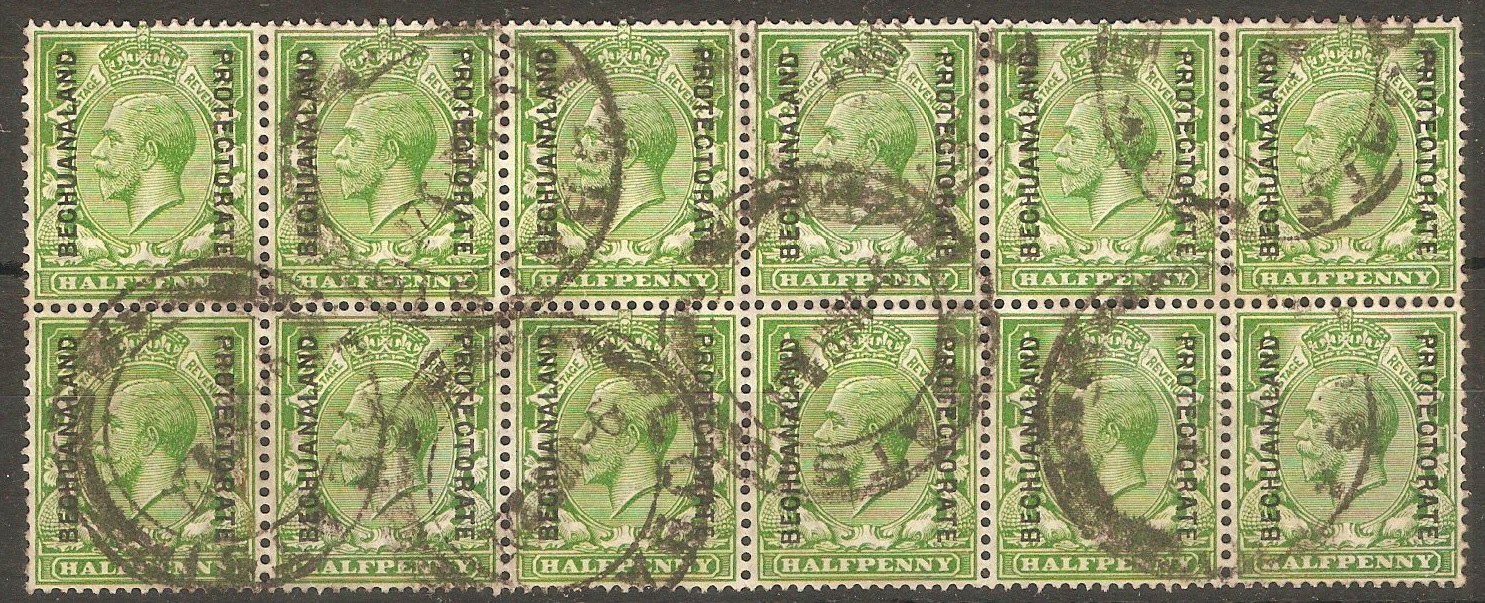 Bechuanaland 1925 d Green. SG91.