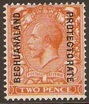 Bechuanaland 1925 2d Orange. SG93.