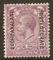 Bechuanaland 1925 3d Violet. SG94.