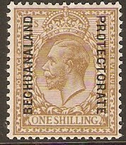Bechuanaland 1925 1s Bistre-brown. SG98.