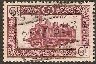 Belgium 1949 6f brown-purple. SGP1283.