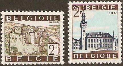 Belgium 1966 Tourism Stamps. SG1995-SG1996.