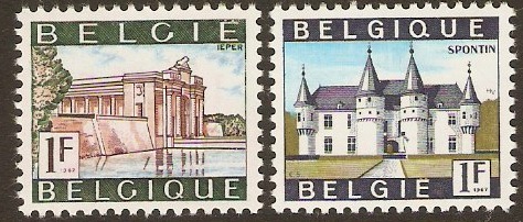 Belgium 1967 Tourism Stamps. SG2025-SG2026.