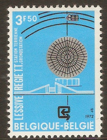 Belgium 1972 3f.50 Satellite Station Opening. SG2289.