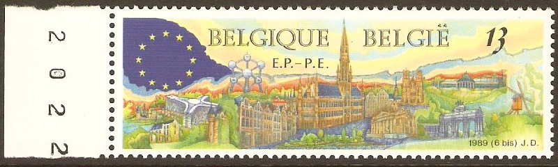 Belgium 1989 13f European Elections Stamp. SG2986.