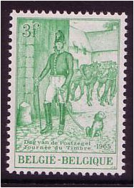 Belgium 1965 3f. Green. SG1926.