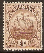 Bermuda 1910 d Brown. SG44.