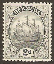 Bermuda 1922 2d Grey. SG80.