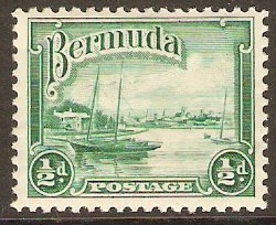 Bermuda 1936 d Bright green. SG98. - Click Image to Close