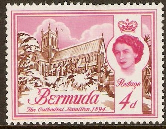 Bermuda 1962 4d Red-brown and magenta. SG166.
