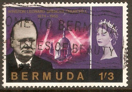 Bermuda 1966 1s.3d Churchill series. SG192.