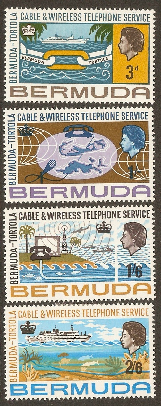 Bermuda 1967 Telephone Service set. SG208-SG211.