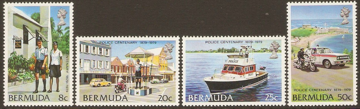 Bermuda 1979 Police Anniversary Set. SG409-SG412.