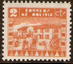 Bolivia 1938 2c Brown-red. SG328.
