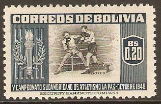 Bolivia 1951 20c Sport Series. SG531.
