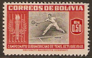 Bolivia 1951 50c Sport Series. SG532.
