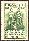 Brazil 1940 Porto Alegre Stamp. SG637.