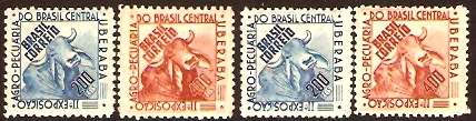 Brazil 1942 Agricultural Show Stamps. SG668-SG669b.