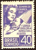 Brazil 1947 Childrens Week. SG747.