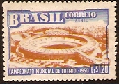 Brazil 1950 Football Stamp. SG798.