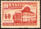 Brazil 1950 Amazon Province Stamp. SG804.