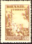 Brazil 1951 Catholic Education Stamp. SG814.