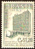 Brazil 1953 1cr.20 Stamp Day. SG851.