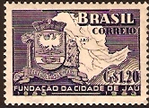 Brazil 1953 1cr.20 City of Jau Stamp. SG852.