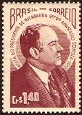 Brazil 1953 President Somoza Stamp. SG862.