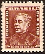 Brazil 1954 1cr. Brown Stamp. SG904a.