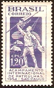 Brazil 1954 Scouting Stamp. SG905.