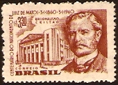 Brazil 1960 Luiz de Matos Stamp. SG1020.