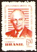 Brazil 1960 U.S. President Stamp. SG1022.