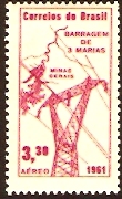 Brazil 1961 Hydro-Electric Station Stamp. SG1044.