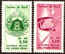 Brazil 1961 Military Academy Stamp. SG1048.