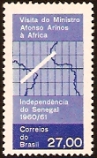 Brazil 1961 Senegal Visit of FM. SG1050.