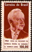 Brazil 1964 Pres. Lubke Stamp. SG1100.