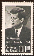 Brazil 1964 Kennedy Stamp. SG1111.