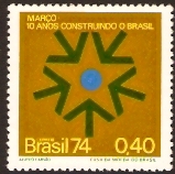 Brazil 1974 Revolution Stamp. SG1491.
