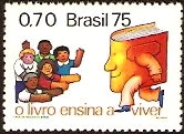 Brazil 1975 Book Stamp. SG1562.