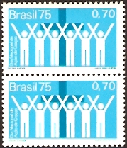 Brazil 1975 Thanksgiving Stamp. SG1567.