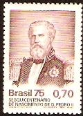 Brazil 1975 Pedro II Stamp. SG1568.