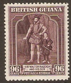 British Guiana 1938 96c Purple. SG316.