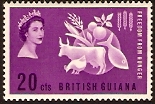 British Guiana 1963 Freedom from Hunger Stamp. SG349.