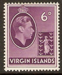 British Virgin Islands 1938 6d Mauve. SG116.