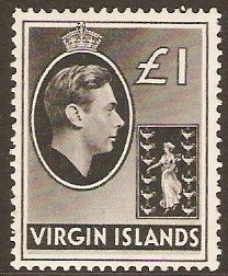 British Virgin Islands 1938 1 Black. SG121. - Click Image to Close