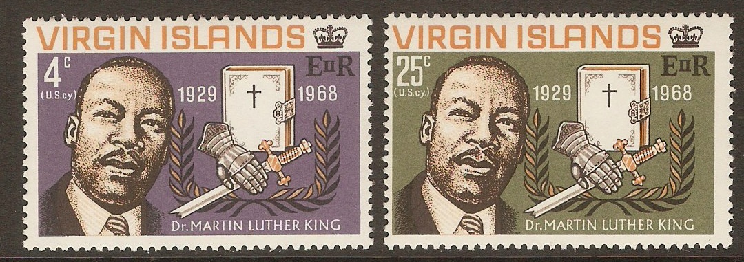 British Virgin Islands 1968 Human Rights set. SG226-SG227.